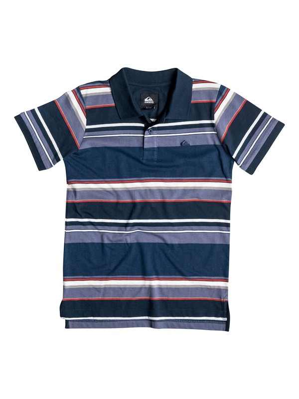 quiksilver, Boys 4-7 Decay Stripe Polo Shirt, Navy Blazer - Solid (byj0) 0 Boys 4-7 Decay Stripe Polo Shirt 40654006 Quiksilver