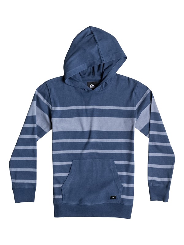 quiksilver, Boys 4-7 Snit Stripe Pullover Hoodie, Dark Denim (brq0) 0 Boys 4-7 Snit Stripe Pullover Hoodie 40654014 Quiksilver