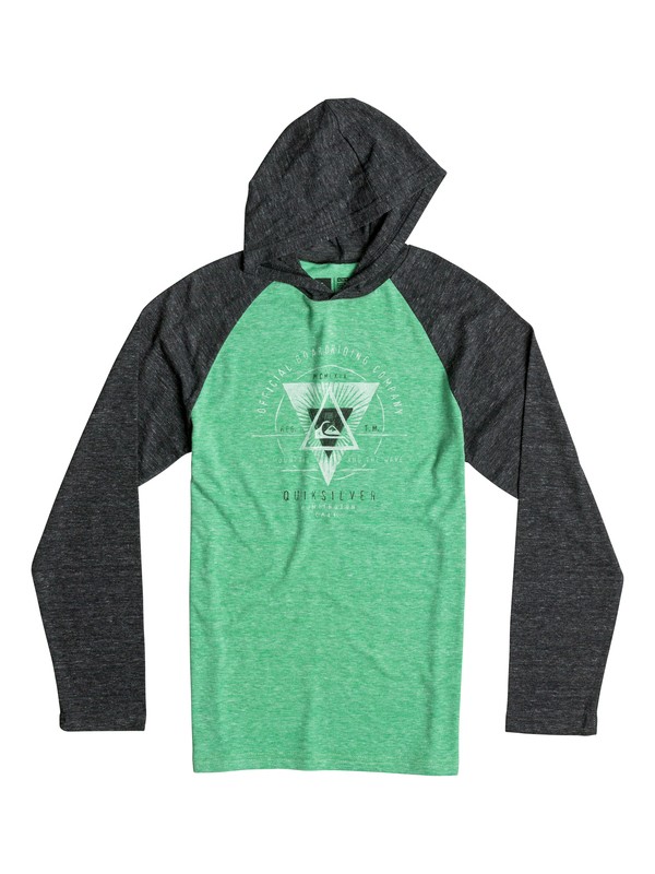 quiksilver, Boys 4-7 Hoody Hoodie, Light Elm Green-h (gmkh) 0 Boys 4-7 Hoody Hoodie 40654022 Quiksilver