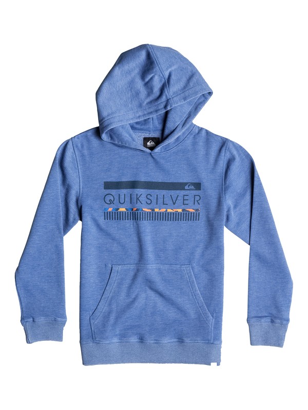 quiksilver, Boys 4-7 In The Zone Pullover Sweatshirt, Federal Blue-h (bnch) 0 Boys 4-7 In The Zone Pullover Sweatshirt 40654039 Quiksilver