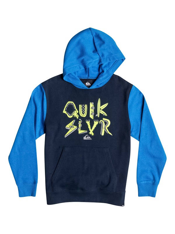 quiksilver, Boys 4-7 Monster Parts Pullover Sweatshirt, Navy Blazer - Solid (byj0) 0 Boys 4-7 Monster Parts Pullover Sweatshirt 40654131 Quiksilver