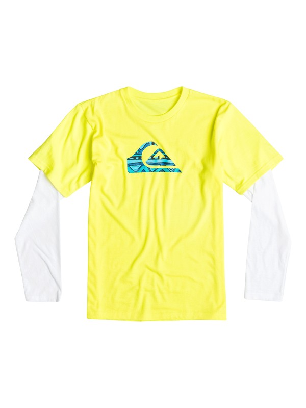 quiksilver, Boys 4-7 Flave Long Sleeve T-Shirt, Vibrant Yellow (yhg0) 0 Boys 4-7 Flave Long Sleeve T-Shirt 40654149 Quiksilver