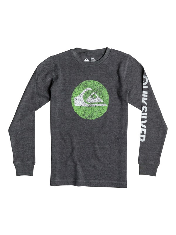 quiksilver, Boys 4-7 Ring Of Water Long Sleeve T-Shirt, Gargoyle - Heather (kpch) 0 Boys 4-7 Ring Of Water Long Sleeve T-Shirt 40654154 Quiksilver