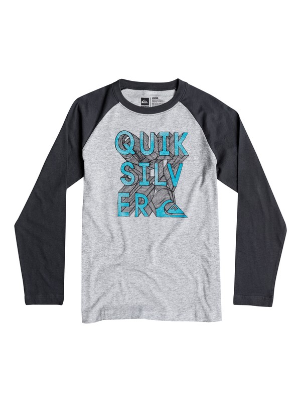 quiksilver, Boys 4-7 3D-Ish Long Sleeve T-Shirt, Griffin-h (skth) 0 Boys 4-7 3D-Ish Long Sleeve T-Shirt 40654194 Quiksilver