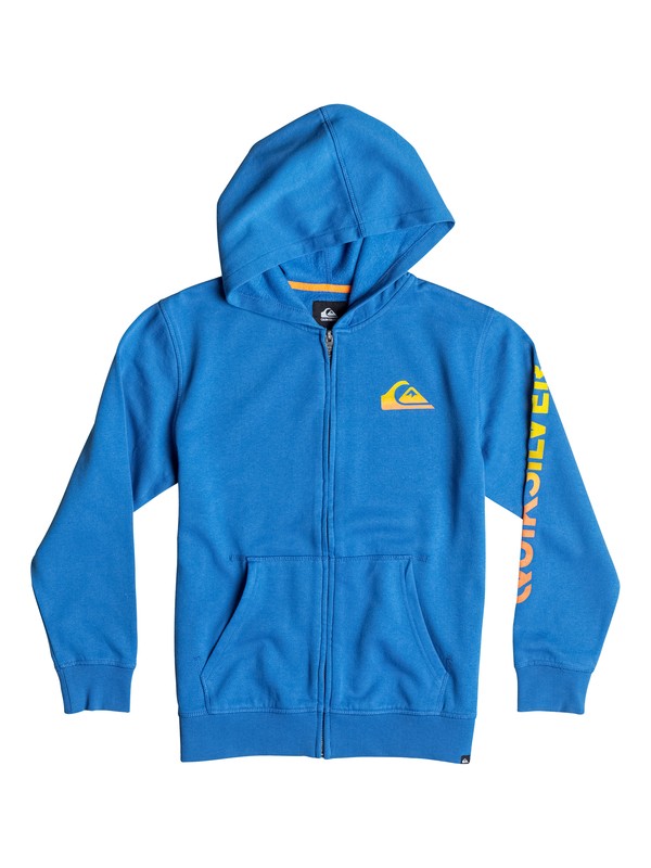 quiksilver, Boys 8-16 Everyday Blend Zip-Up Hoodie, Victoria Blue (bqn0) 0 Boys 8-16 Everyday Blend Zip-Up Hoodie 40664004 Quiksilver