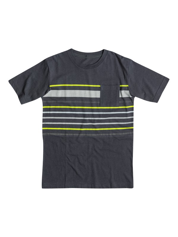 quiksilver, Boys 8-16 Good Vibes T-Shirt, Grey Charcoal (kta0) 0 Boys 8-16 Good Vibes T-Shirt 40664009 Quiksilver