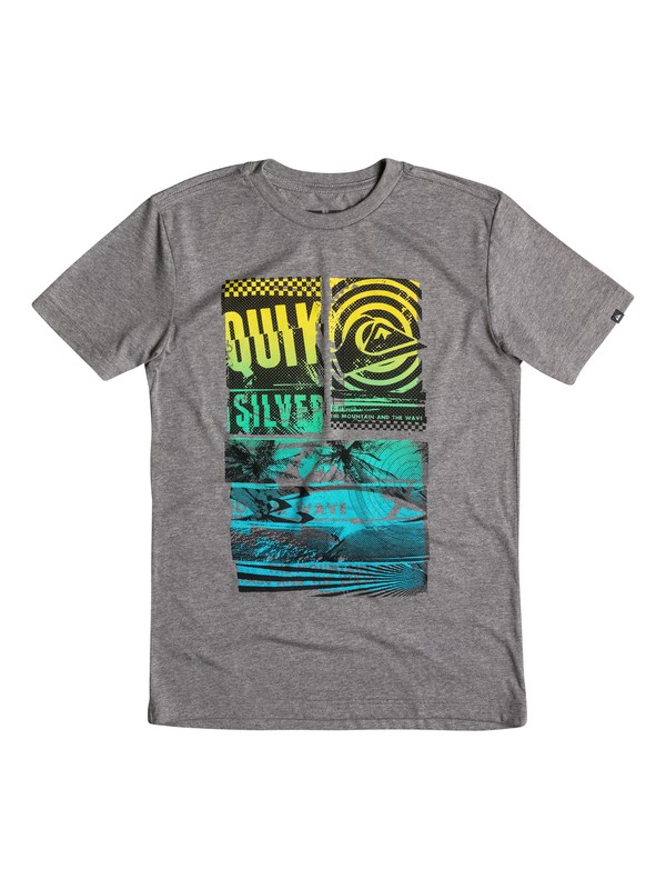 quiksilver, Boys 8-16 Rise And Shine Tee, Gargoyle - Heather (kpch) 0 Boys 8-16 Rise And Shine Tee 40664073 Quiksilver