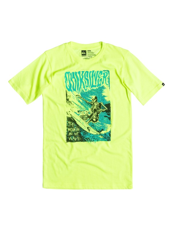 quiksilver, Boys 8-16 Filmore Tee, Vibrant Yellow-h (yhgh) 0 Boys 8-16 Filmore Tee 40664087 Quiksilver