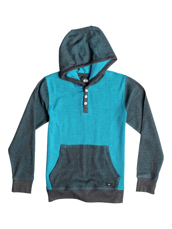 quiksilver, Boys 8-16 Linked Hoodie, Hawaiian Ocean (bmj0) 0 Boys 8-16 Linked Hoodie 40664159 Quiksilver