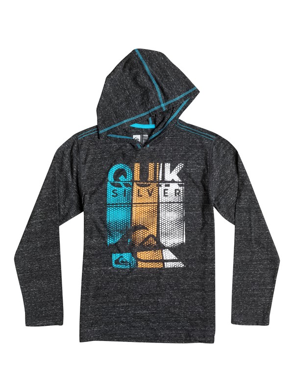 quiksilver, Boys 8-16 Bubble Stripes Hoodie, Anthracite-h (kvjh) 0 Boys 8-16 Bubble Stripes Hoodie 40664162 Quiksilver