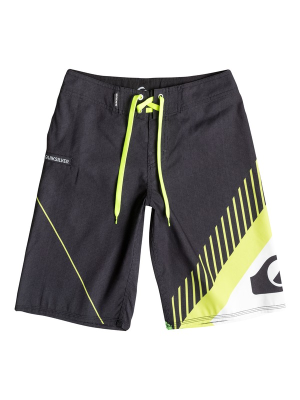 quiksilver, Boys 8-16 New Wave Panel Boardshorts, Anthracite (kvj0) 0 Boys 8-16 New Wave Panel Boardshorts 40665021 Quiksilver