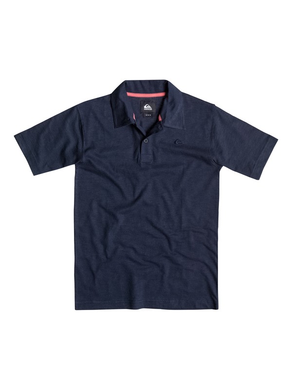 quiksilver, Baby Moss Side Polo Shirt, Navy Blazer - Solid (byj0) 0 Baby Moss Side Polo Shirt 40674005 Quiksilver