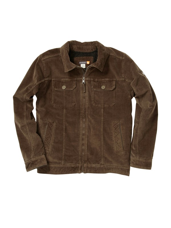 quiksilver, Men's Santa Cruz Corduroy Jacket, KONA (kqz0) 0 Men's Santa Cruz Corduroy Jacket 506196 Quiksilver