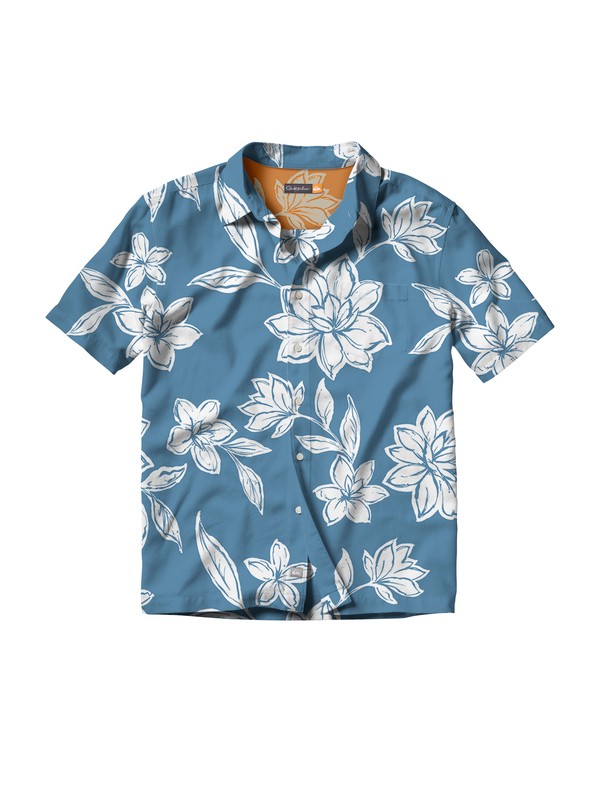 quiksilver, Men's Kiribati Shirt, COVE BLUE (blu) 0 Men's Kiribati Shirt 509960 Quiksilver