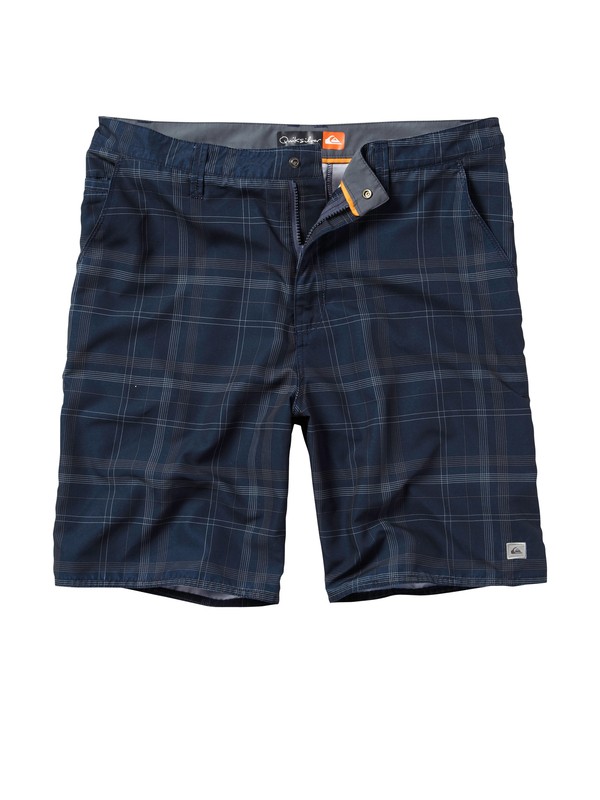 quiksilver, HUNTINGTON PLAID, NIGHT (nvy) 0 HUNTINGTON PLAID 511009 Quiksilver