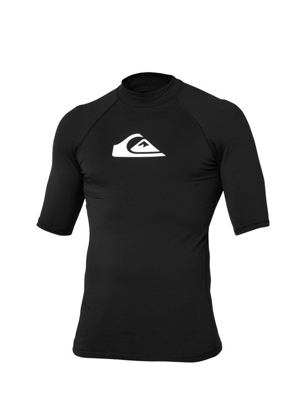 quiksilver, HEATER SS LOW NECK, BLACK (blk) 0 HEATER SS LOW NECK 821013S Quiksilver