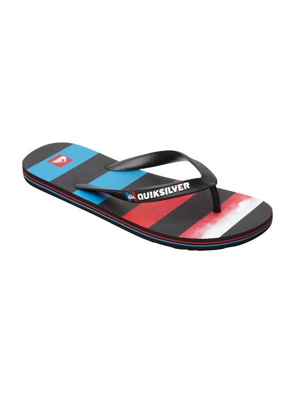 quiksilver, Molokai Art Series Sandals, BLACK/BLUE (bbl) 0 Molokai Art Series Sandals 857382 Quiksilver