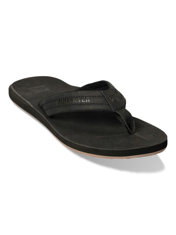 quiksilver, Carver Nubuck Leather Sandals, BLACK (blk) 0 Carver Nubuck Leather Sandals 857408 Quiksilver