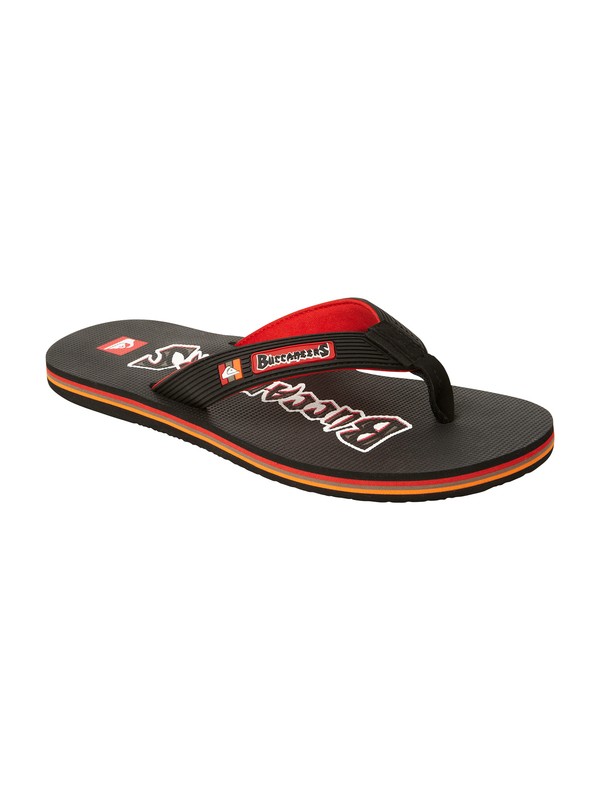 quiksilver, Tampa Bay Buccaneers NFL Sandals, BLACK/ORANGE (blo) 0 Tampa Bay Buccaneers NFL Sandals 857432 Quiksilver