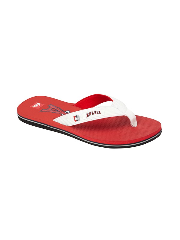 quiksilver, Angels MLB Sandals, WHITE/RED (wrd) 0 Angels MLB Sandals 857446 Quiksilver