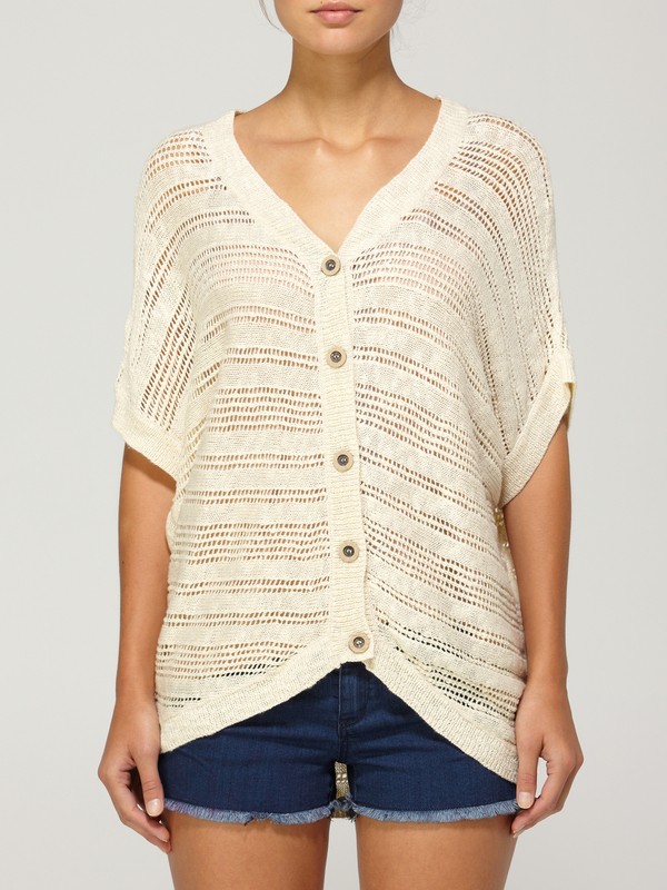 quiksilver, BELLA SWEATER, WHITE SAND (wsl) 0 BELLA SWEATER 874137 Quiksilver
