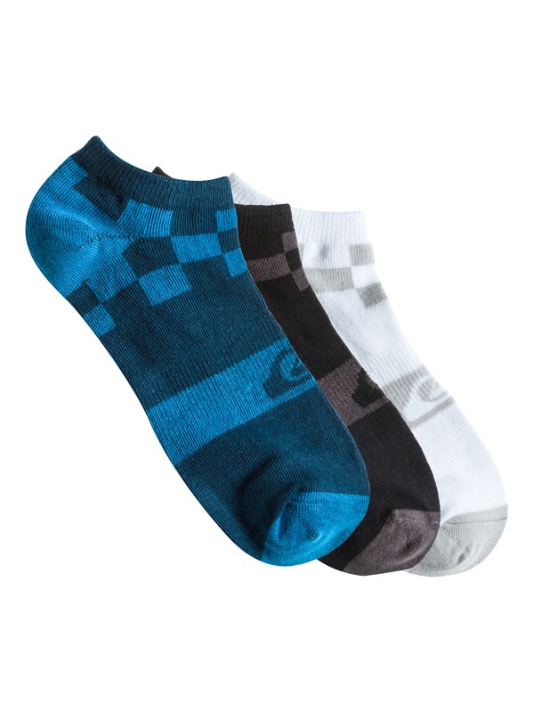 quiksilver, Boys 8-16 District 3 Pack Socks, ASSORTED (ast) 0 Boys 8-16 District 3 Pack Socks AQBAA00022 Quiksilver