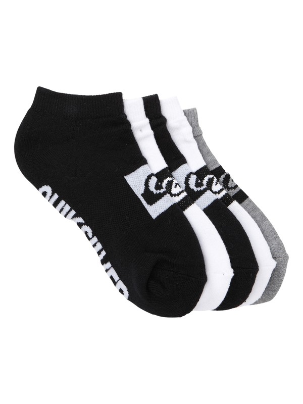quiksilver, Boys 8-16 Legacy Ankle Socks 5 Pack, ASSORTED (ast) 0 Boys 8-16 Legacy Ankle Socks 5 Pack AQBAA00023 Quiksilver