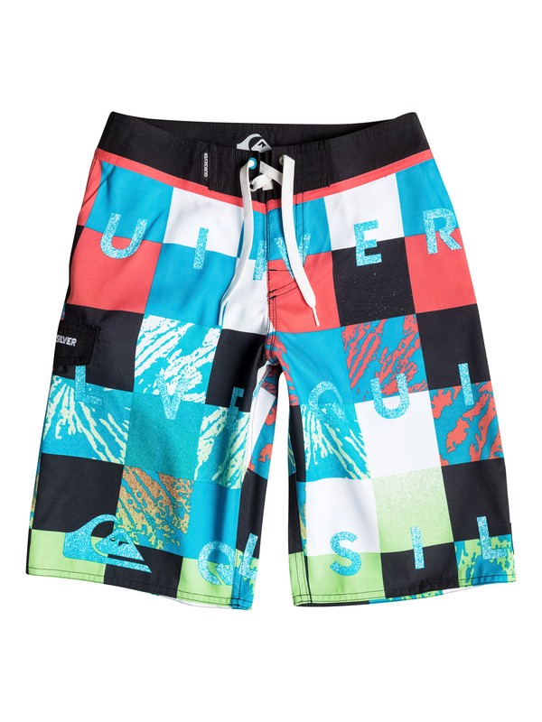 quiksilver, Boys 8-16 Check Remix Boardshorts, BLACK (kvj0) 0 Boys 8-16 Check Remix Boardshorts AQBBS03063 Quiksilver