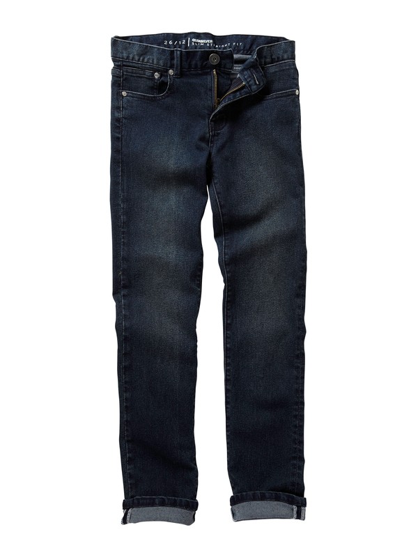 quiksilver, Boys 8-16 Distortion Jeans, MEDIUM BLUE (bqp0) 0 Boys 8-16 Distortion Jeans AQBDP00001 Quiksilver