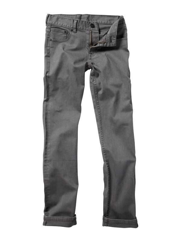 quiksilver, Boys 8-16 Distortion Jeans, ASH GREY (kpg0) 0 Boys 8-16 Distortion Jeans AQBDP00002 Quiksilver