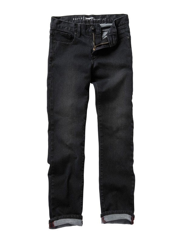 quiksilver, Boys 8-16 Distortion Jeans, BLACK (blk) 0 Boys 8-16 Distortion Jeans AQBDP00005 Quiksilver