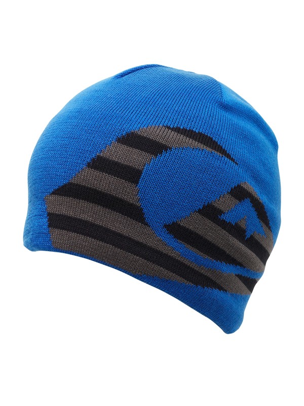 quiksilver, Boys 8-16 Stacked Beanie, PORT BLUE (bqr0) 0 Boys 8-16 Stacked Beanie AQBHA00019 Quiksilver