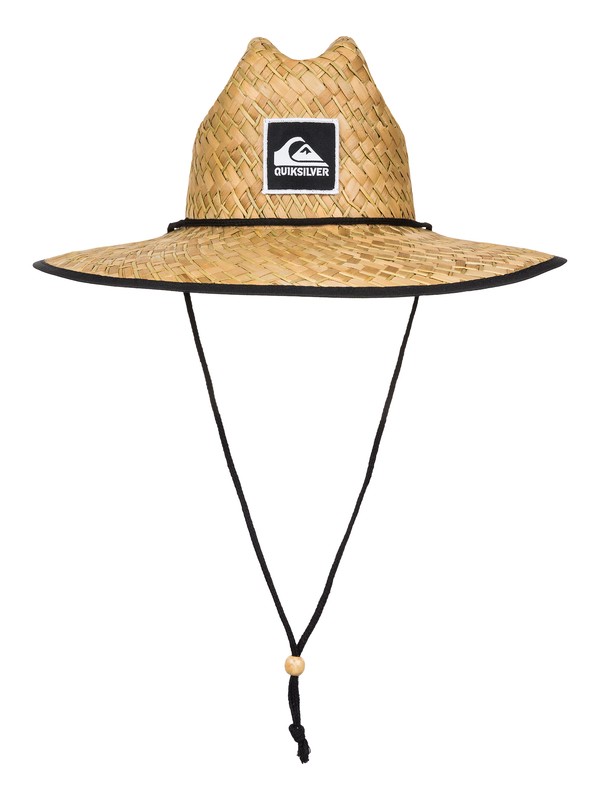 quiksilver, Boys 8-16 Outsider Straw Hat, BP CAP CHECKS BLACK (kvj7) 0 Boys 8-16 Outsider Straw Hat AQBHA03101 Quiksilver