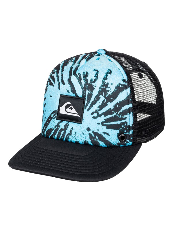 quiksilver, Boys 8-16 Boardies Trucker Hat, GLITCHED HAWAIIAN OCEAN (bmj6) 0 Boys 8-16 Boardies Trucker Hat AQBHA03155 Quiksilver