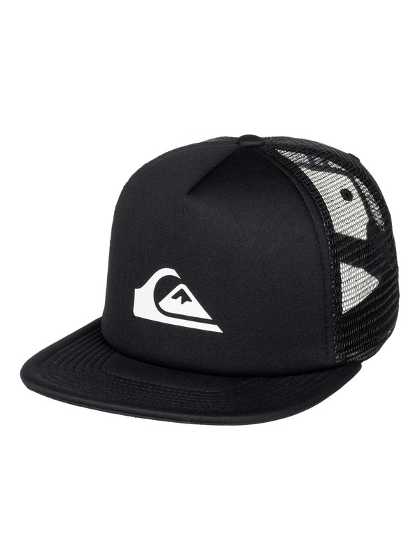 quiksilver, Boy's 8-16 Snap Addict Trucker Hat, BLACK (kvj0) 0 Boy's 8-16 Snap Addict Trucker Hat AQBHA03170 Quiksilver