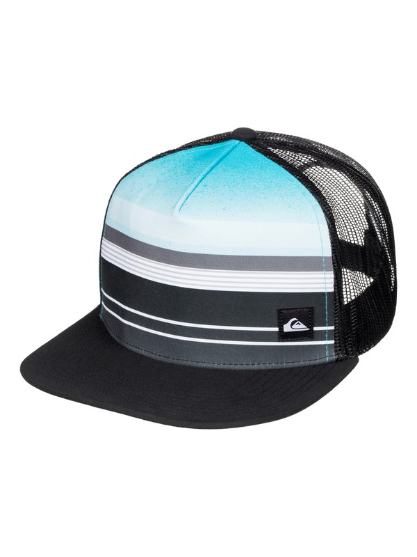 quiksilver, Everyday Stripe - Trucker Cap, HAWAIIAN OCEAN (bmj0) 0 Everyday Stripe - Trucker Cap AQBHA03194 Quiksilver