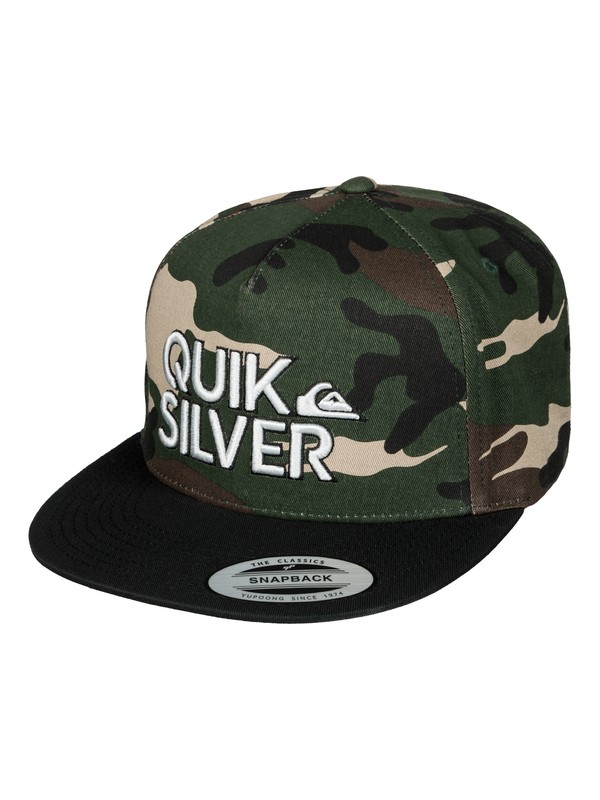 quiksilver, Boy's 8-16 Overhead Hat, CAMO (gra0) 0 Boy's 8-16 Overhead Hat AQBHA03204 Quiksilver