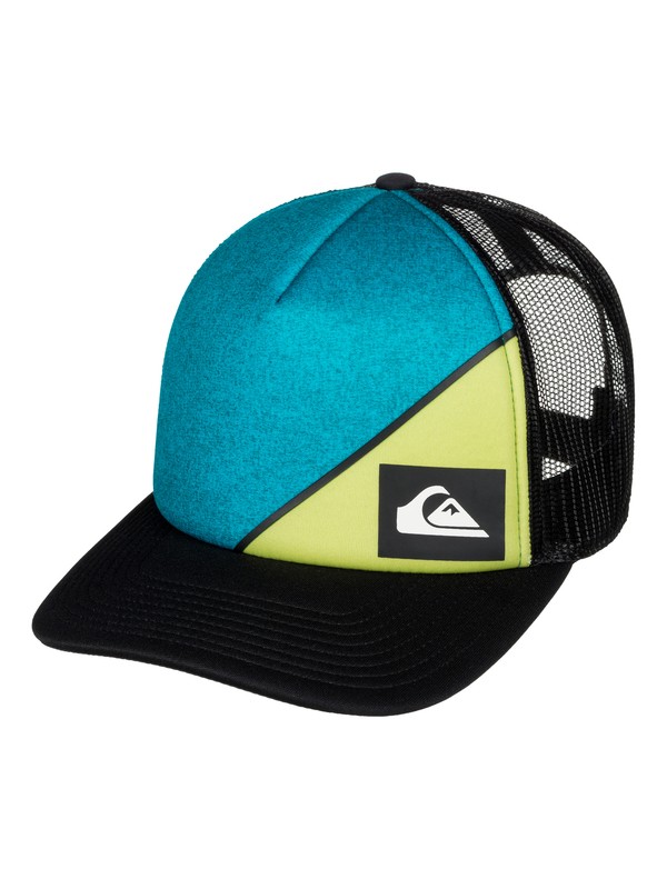 quiksilver, New Wave Fader - Trucker Cap, MOROCCAN BLUE (bsg0) 0 New Wave Fader - Trucker Cap AQBHA03222 Quiksilver