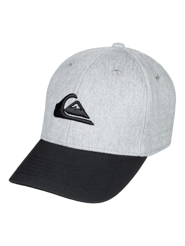 quiksilver, Boy's 8-16 Decades Snapback Hat, LIGHT GREY HEATHER (sgrh) 0 Boy's 8-16 Decades Snapback Hat Grey AQBHA03224 Quiksilver