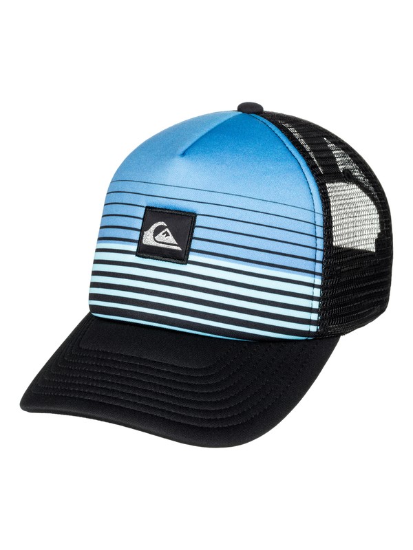STRIPE BLOCK YOUTH AQBHA03255 0 Boy's 8-16 Stripe Block Trucker Hat AQBHA03255 Quiksilver