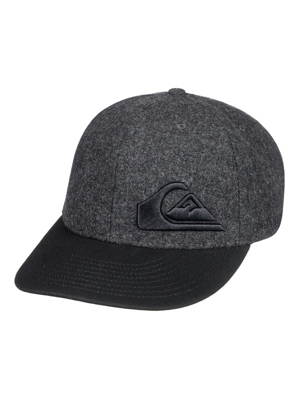 quiksilver, Final - Gorra Flexfit para Chicos 8-16, DARK GREY HEATHER (krph) 0 Final - Gorra Flexfit para Chicos 8-16 AQBHA03280 Quiksilver