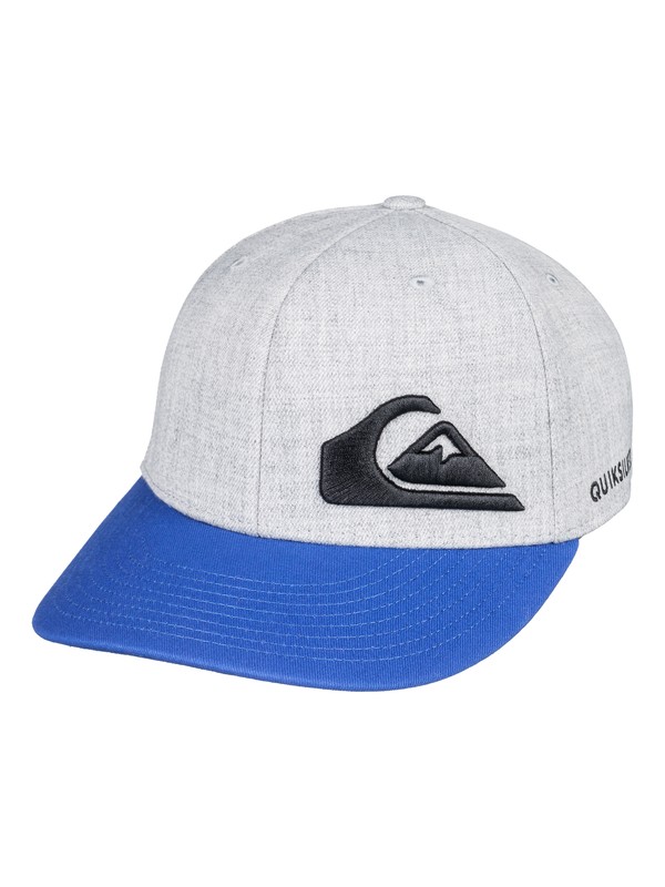 quiksilver, Boy's 8-16 Final Flexfit Hat, LIGHT GREY HEATHER (sjsh) 0 Boy's 8-16 Final Flexfit Hat Grey AQBHA03280 Quiksilver