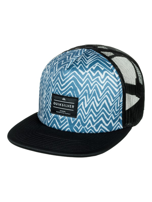 quiksilver, Boy's 8-16 Brissells Trucker Hat, VINTAGE INDIGO (byl0) 0 Boy's 8-16 Brissells Trucker Hat AQBHA03283 Quiksilver