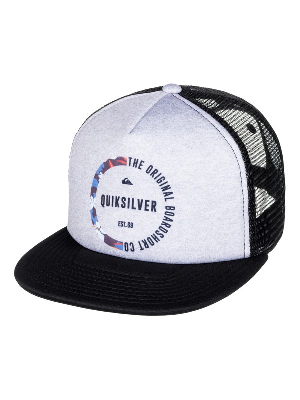 quiksilver, Mix Tape - Trucker Cap, GREY HEATHER (knfh) 0 Mix Tape - Trucker Cap Schwarz AQBHA03284 Quiksilver