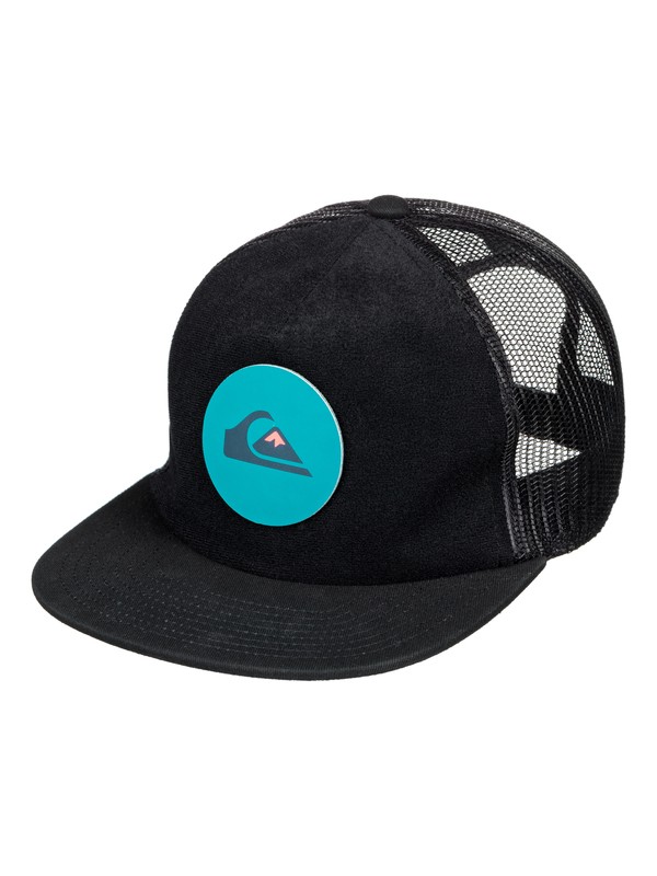 quiksilver, Swaggles - Cappellino Trucker da Ragazzo 8-16, BLACK (kvj0) 0 Swaggles - Cappellino Trucker da Ragazzo 8-16 Black AQBHA03300 Quiksilver