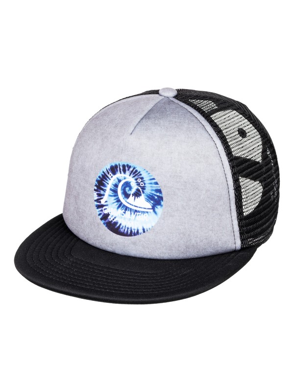 quiksilver, Boy's 8-16 Hip Trippy Trucker Hat, LIGHT GREY HEATHER (sjsh) 0 Boy's 8-16 Hip Trippy Trucker Hat Grey AQBHA03315 Quiksilver
