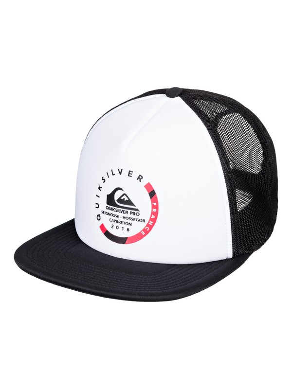 quiksilver, Quik Pro 18 - Cappellino Trucker da Ragazzo 8-16, WHITE (wbb0) 0 Quik Pro 18 - Cappellino Trucker da Ragazzo 8-16 White AQBHA03318 Quiksilver