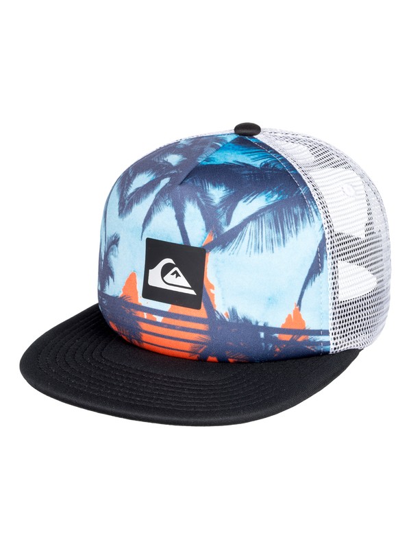 quiksilver, Boy's 8-16 Visionairre Trucker Hat, SOUTHERN OCEAN (bpb0) 0 Boy's 8-16 Visionairre Trucker Hat Blue AQBHA03339 Quiksilver