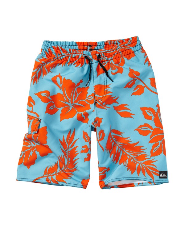 quiksilver, Boys 8-16 Shrimp Truck Volleys, LAGOON (bhr6) 0 Boys 8-16 Shrimp Truck Volleys AQBJV00083 Quiksilver