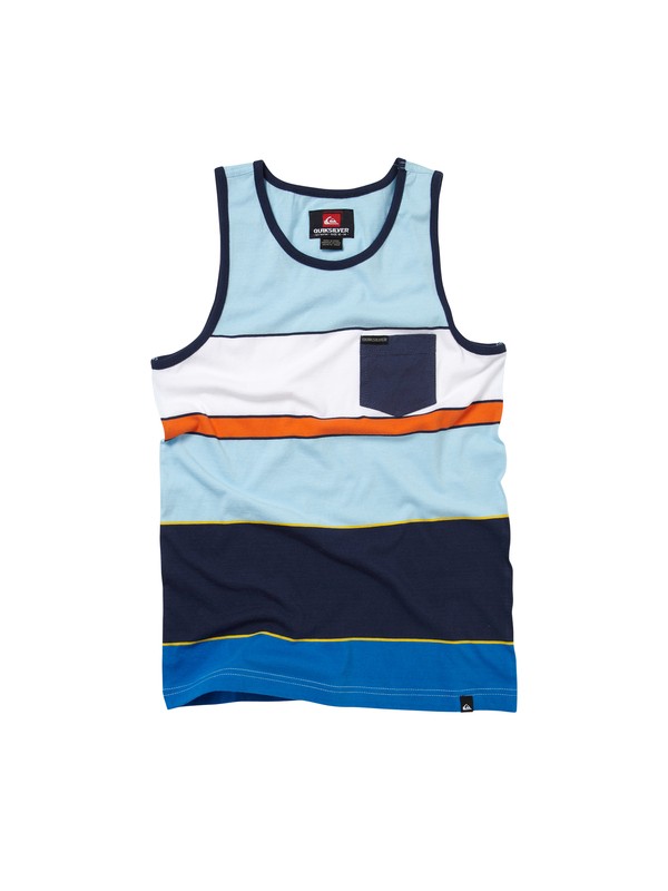 quiksilver, Boys 8-16 Kirkwood Tank, SMITH BLUE (sbu) 0 Boys 8-16 Kirkwood Tank AQBKT00007 Quiksilver